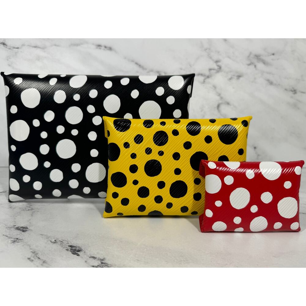Louis Vuitton x Yayoi Kusama 2023 Infinity Dots Leather Kirigami Pochette Set - Picture 4 of 11